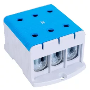   Conector de ramificație pentru circuitul principal Tracon, montabil pe suprafață, albastru, 35-240 mm², 425 A, FLEAL-240/3K