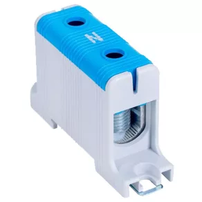   Tracon bornă pentru cablu principal, pentru șină și montare pe suprafață, albastră, 16–95 mm², 245 A, FLEAL-95/1K