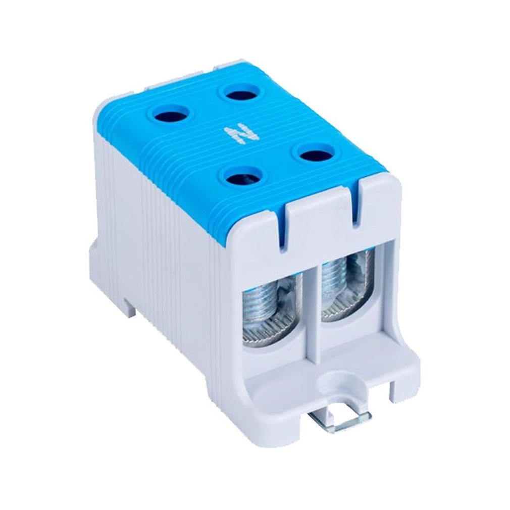 Tracon conector principal pentru șină și suprafață, albastru, 16-95 mm2, max. 800 VAC, max. 245 A FLEAL-95/2K