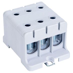   Bloc terminal pentru cablu principal Tracon pentru montare pe șină și suprafață, gri 16-95 mm² 245 A FLEAL-95/3