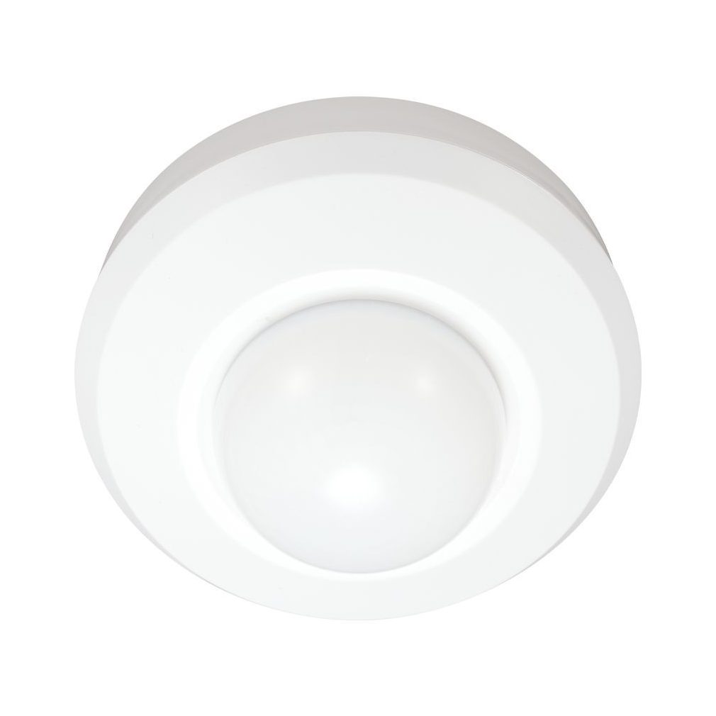 Senzor de prezență Tracon 230V, 50 Hz, 360 grade 1000W, 1-20m, 10s-30min, 3-2000lux IP44 pentru montare pe perete/încastrat PRS47