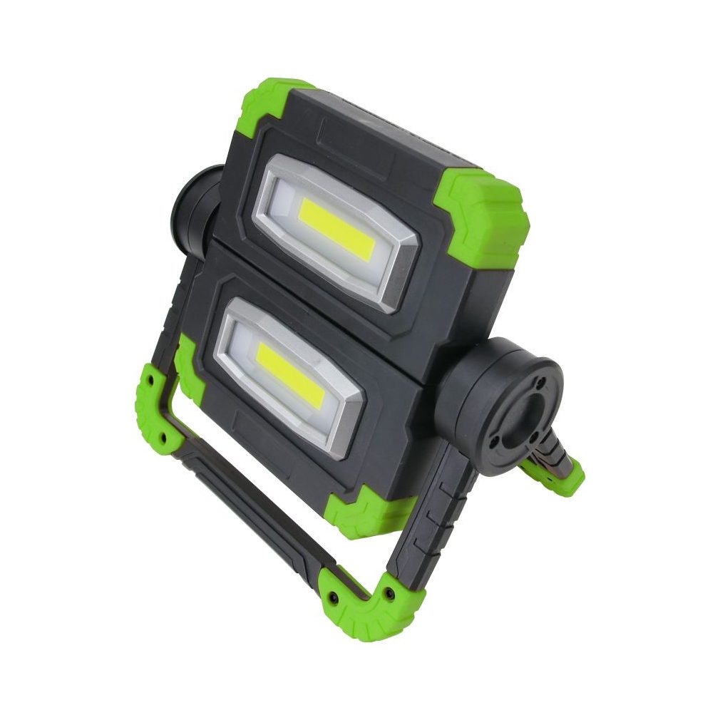 Tracon akkumulátoros LED szerelő reflektor 20W, 6500K, 3,7V, 5000mAh, 850lm, 4h, IP43 STLFL210W