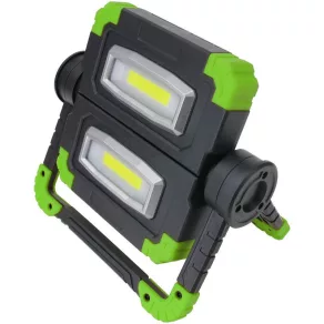   Lampă de lucru cu LED pe baterie, 20 W, 6500 K, 3,7 V, 5000 mAh, 850 lm, 4 ore, IP43 - Tracon STLFL210W