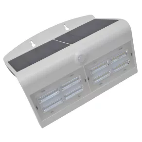   Corp de iluminat de perete cu LED-uri și panou solar, cu senzor de mișcare, 7 W, 4000 K, 800 lm, IP65, 3,7 V, 4 Ah - Tracon LSLBW7W