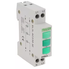   Semafor cu LED-uri în serie, verde, verde, verde Tracon SLJL-AC230-3Z
