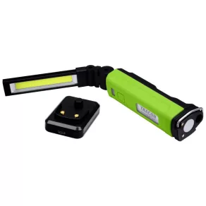   Lanternă portabilă LED cu baterie Tracon 10/5W, 6000K, 3,7V, 2000mAh, 600/200 lm, 3 ore, STLC10W