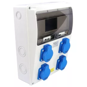   Cutie de racordare fără protecție, ieșiri: 4×SCHUKO TDB16-6M Tracon