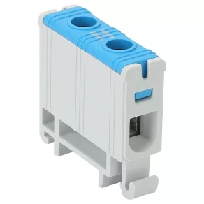   Conector de ramificație pentru circuitul principal Tracon, montabil pe șină, albastru, 1,5–16 mm², 85 A, FLEAL-16/1K