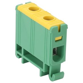   Conector ramificat pentru circuit principal Tracon, montabil pe șină, verde/galben 1,5-16 mm² 85 A FLEAL-16/1ZS
