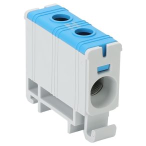   Conector ramificat pentru circuitul principal Tracon, montabil pe șină, albastru 2,5-35 mm2, 135 A FLEAL-35/1K