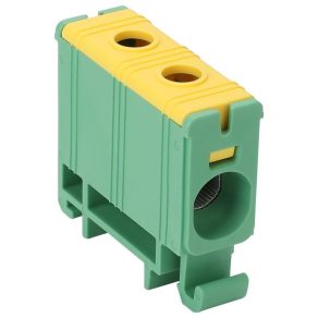   Conector ramificat pentru circuit principal Tracon, montabil pe șină, verde-galben 2,5-35 mm², 135 A FLEAL-35/1ZS