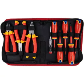 Set de scule Tracon izolat la 1000 V, model CSET9