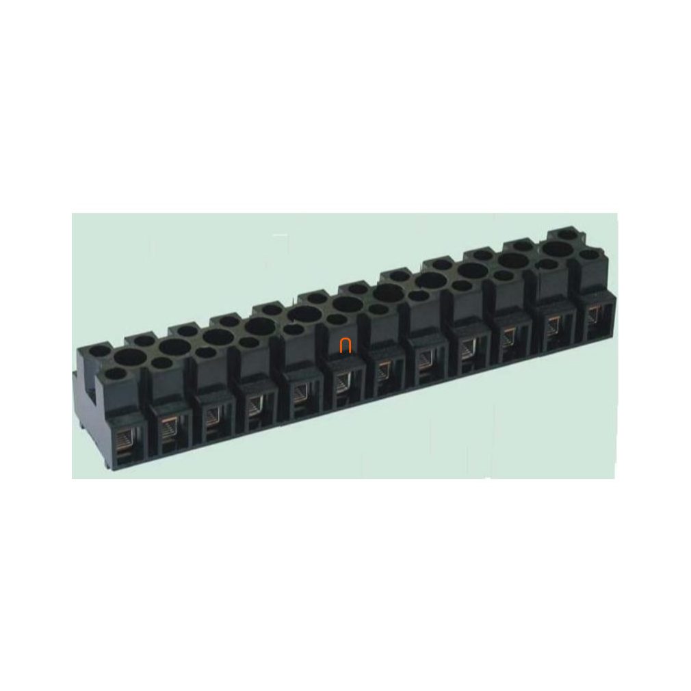 Clemă K-6B/12 din bakelită pentru 12 elemente