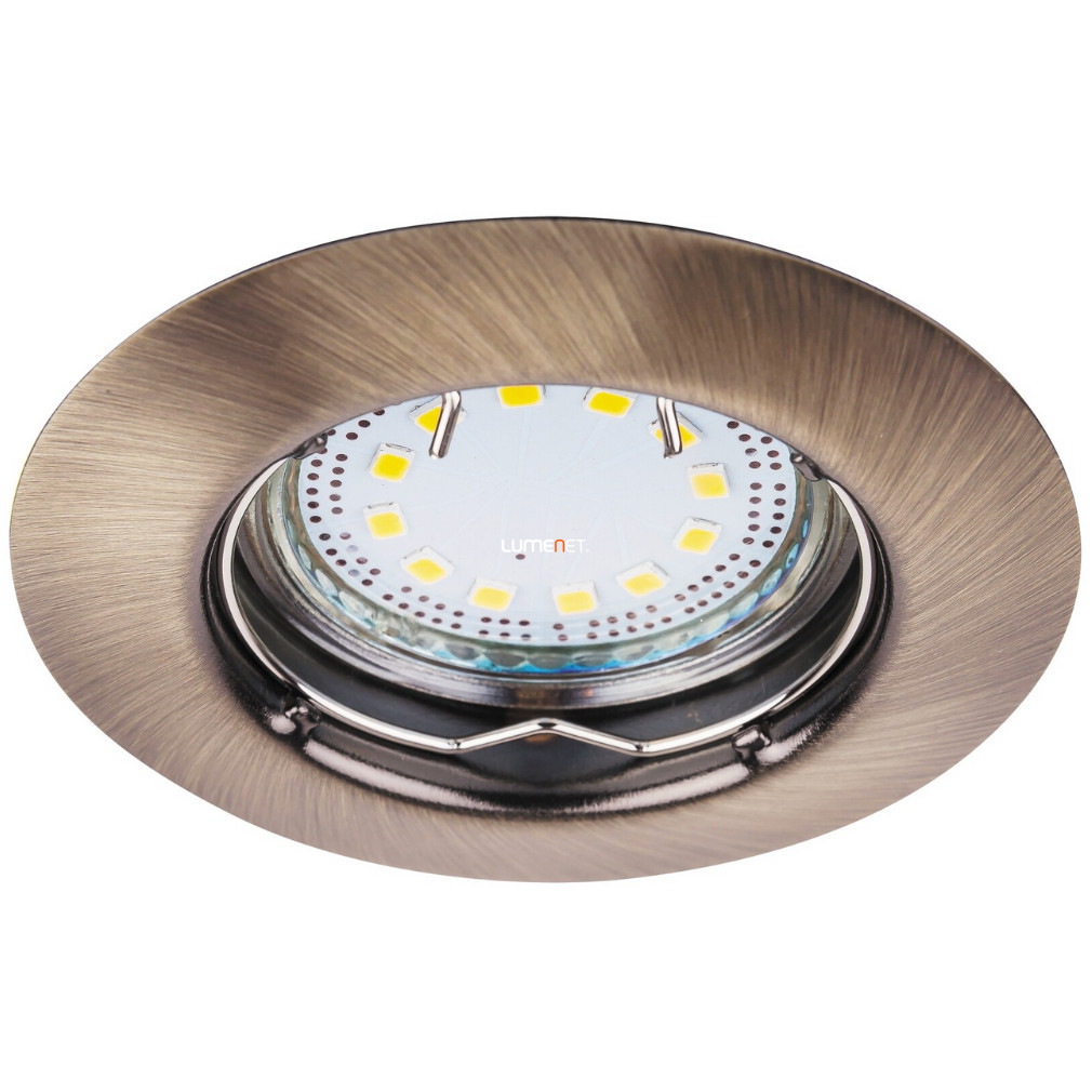 Spot încastrat cu sursă de lumină LED alb cald, 8,2 cm, bronz, 3 bucăți - Lite Rábalux 1048