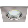 Spot încastrat cu sursă de lumină LED alb-cald, 8x8 cm, nichel, set de 3 bucăți - Lite Rábalux 1054