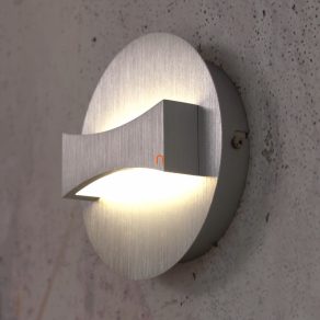   Lampă LED de perete 6 W, alb cald, culoare argintiu - Neville Rábalux 1438