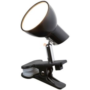   Spot LED cu clemă, negru, 10 cm - Noah Rábalux 1478, 3000 K, 360 lm, 5 W
