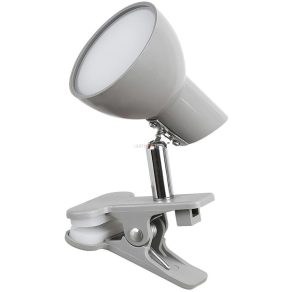   Spot LED gri cu clemă de fixare 10 cm - Noah Rábalux 1480, 3000 K, 360 lm, 5 W