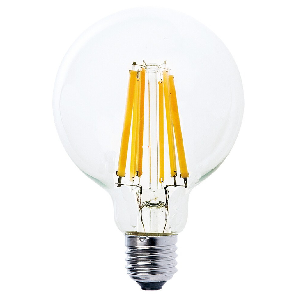 E27 filament LED 12 W, alb rece