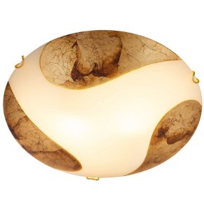   Lampă de tavan, efect auriu antic, 40 cm - Artgold Rábalux 1942