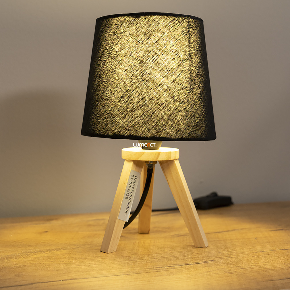 Lampa de masă cu trepied, 23 cm - Lychee Rábalux 2069, cu soclu 1xE14