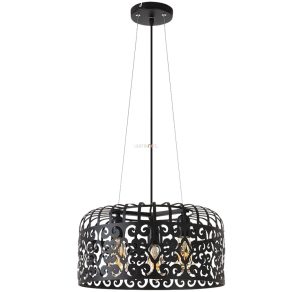   Lampă suspendată cu trei socluri, negru - Alessandra Rábalux 2158