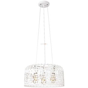   Lampă suspendată cu trei socluri, albă - Alessandra Rábalux 2163