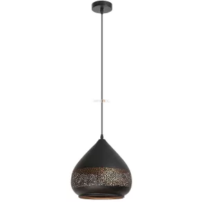 Lampă suspendată, negru-bronz - Kaia Rábalux 2278