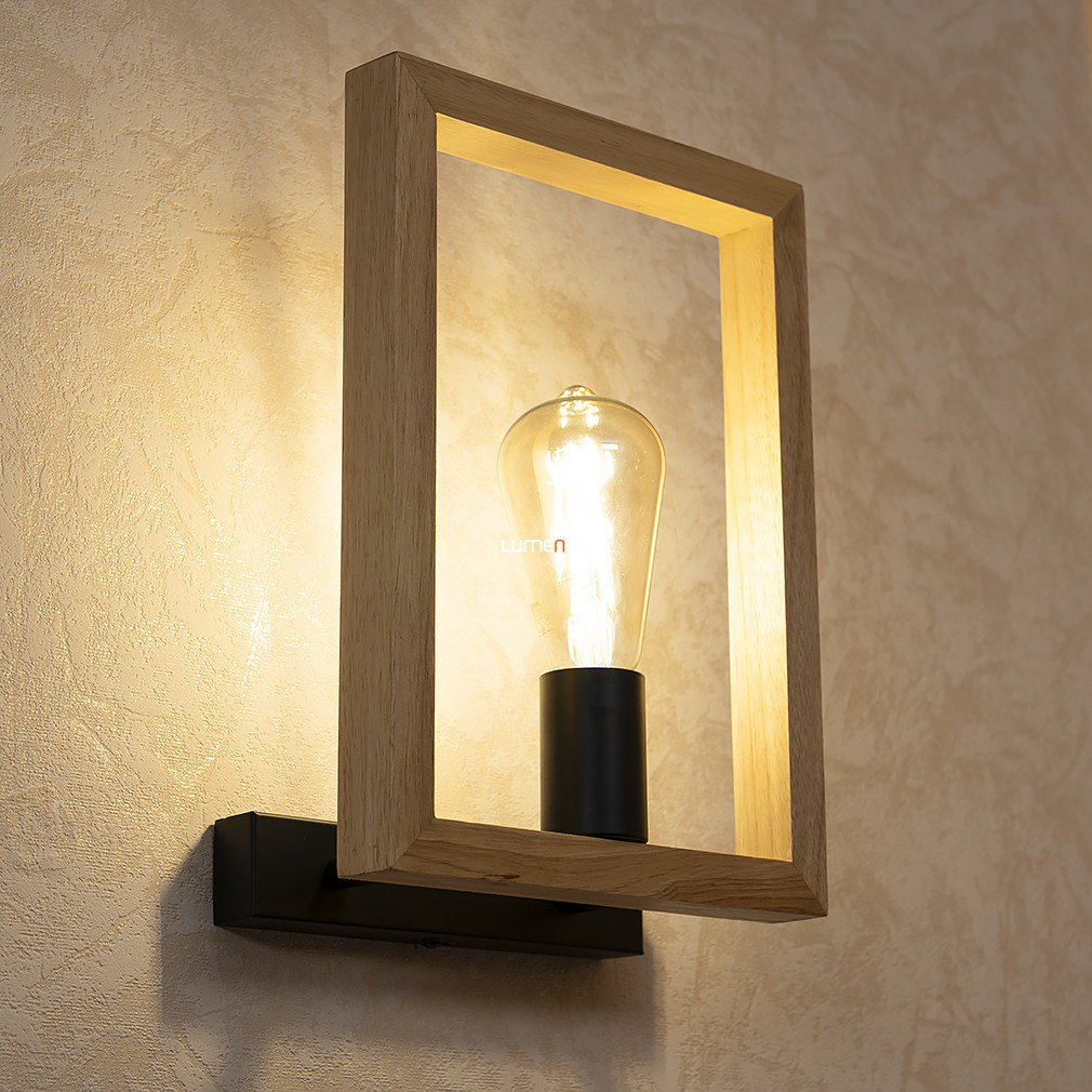 Lampa de perete minimalistă cu ramă din lemn - Indigo Rábalux 2289