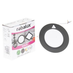   Lampă LED rotundă pentru montare pe suprafață și încastrare în tavan 5 W, alb rece, 9,5 cm - Shaun Rábalux 2678