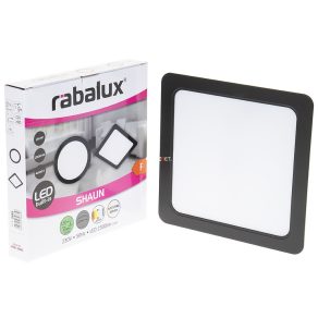   Lampă LED rotundă pentru montare pe suprafață și încastrare în tavan 24 W, alb rece, 22x22 cm cm - Shaun Rábalux 2685