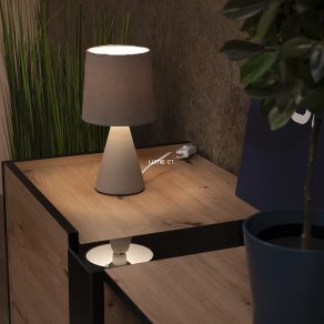   Lampă de masă din ceramică 25 cm - Nalani Rábalux 2694, cu soclu 1xE14