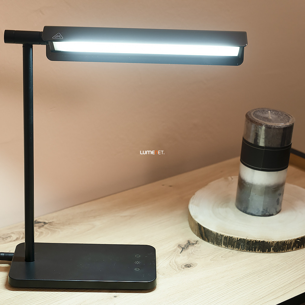 Lampa LED de birou cu comutator, reglabilă, 32 cm - Horus Rábalux 2934, 3000-4000-6500 K, 530 lm, 7 W