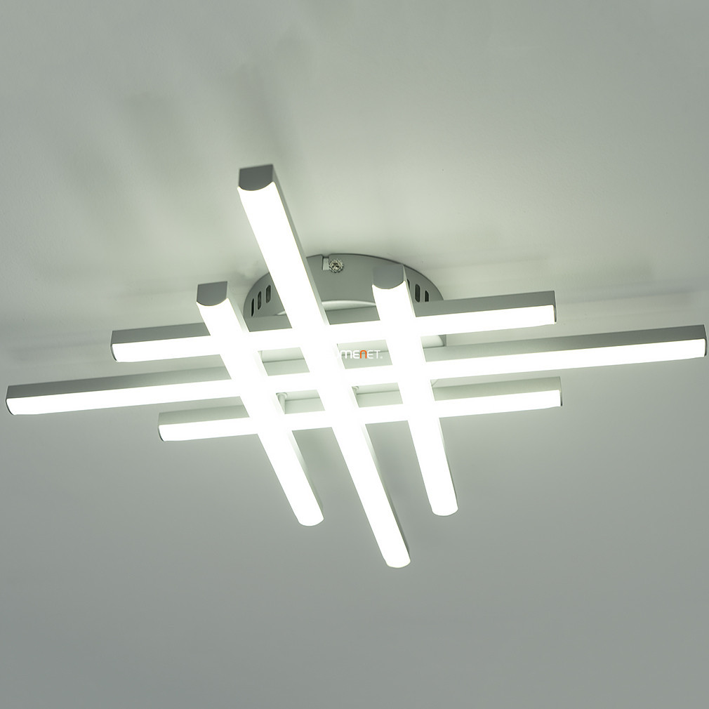 Lampa LED de tavan cu grilă, argintiu - Nayara Rábalux 3014