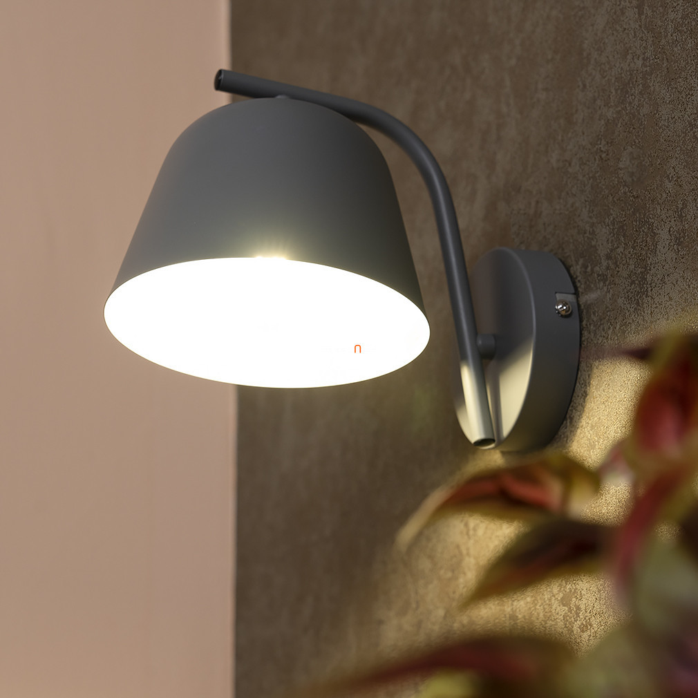 Lampa de perete în formă de clopot, culoare gri mat - Malia Rábalux 3094