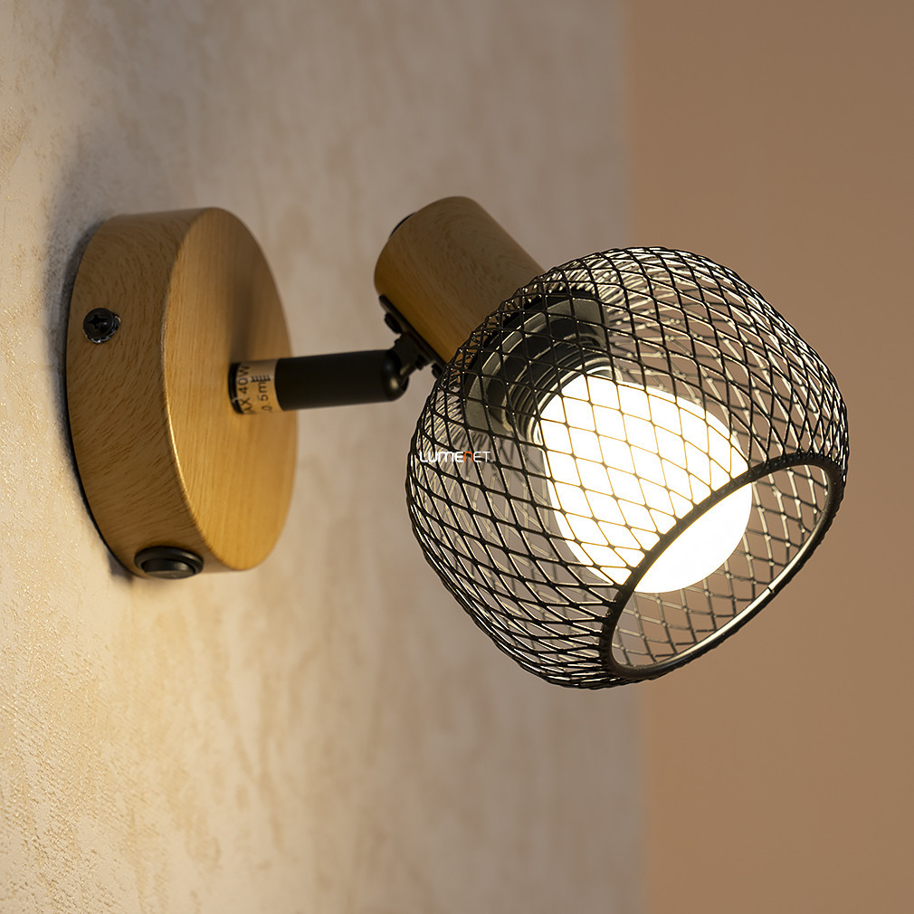 Lampa spot Necc în culoarea fagului - Grendel Rábalux 3127
