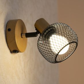   Spot încastrat Necc în culoarea fag - Grendel Rábalux 3127