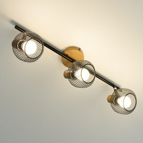 Lampă spot, capac negru - Grendel Rábalux 3129