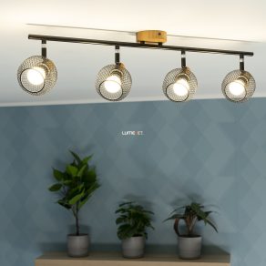 Spot metalic cu 4 socluri - Grendel Rábalux 3130