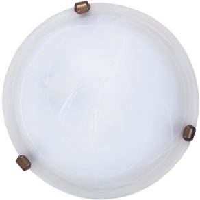   Lampă de tavan cu suport de montare de culoare bronz, 30 cm - Alabastro Rábalux 3203