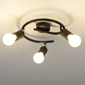 Lampă spot elicoidală cu 3 socluri - Fidel Rábalux 3216