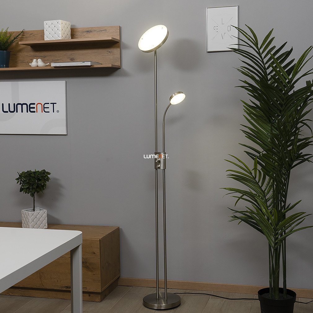 Lampa de LED minimalistă cu braț de citit, intensitate reglabilă cu întrerupător - Ophus Rábalux 3239, sticlă, 3000 K, 2110 lm, 23 W