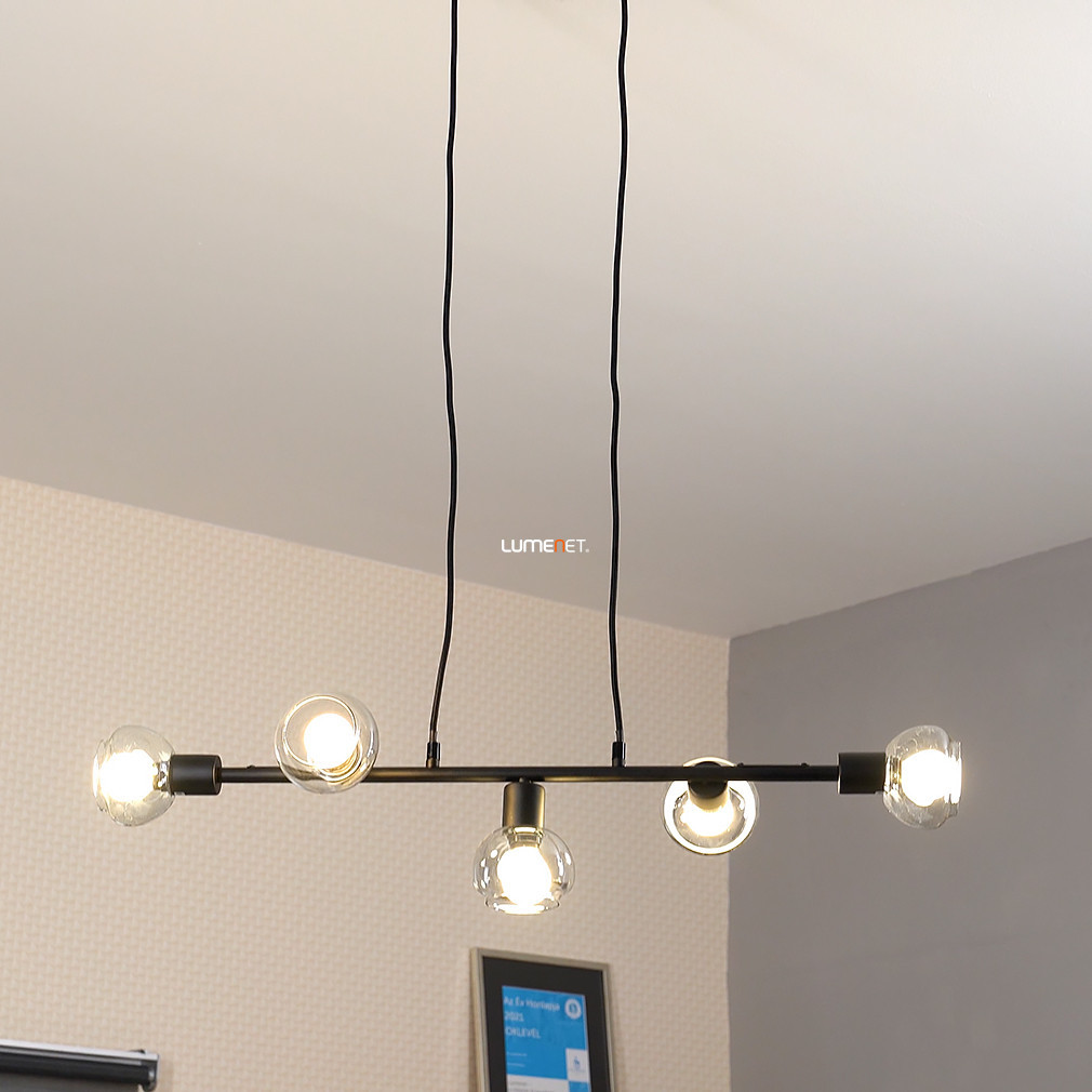Lampa suspendată cu abajur din sticlă cu 4 direcții - Sullivan Rábalux 3297
