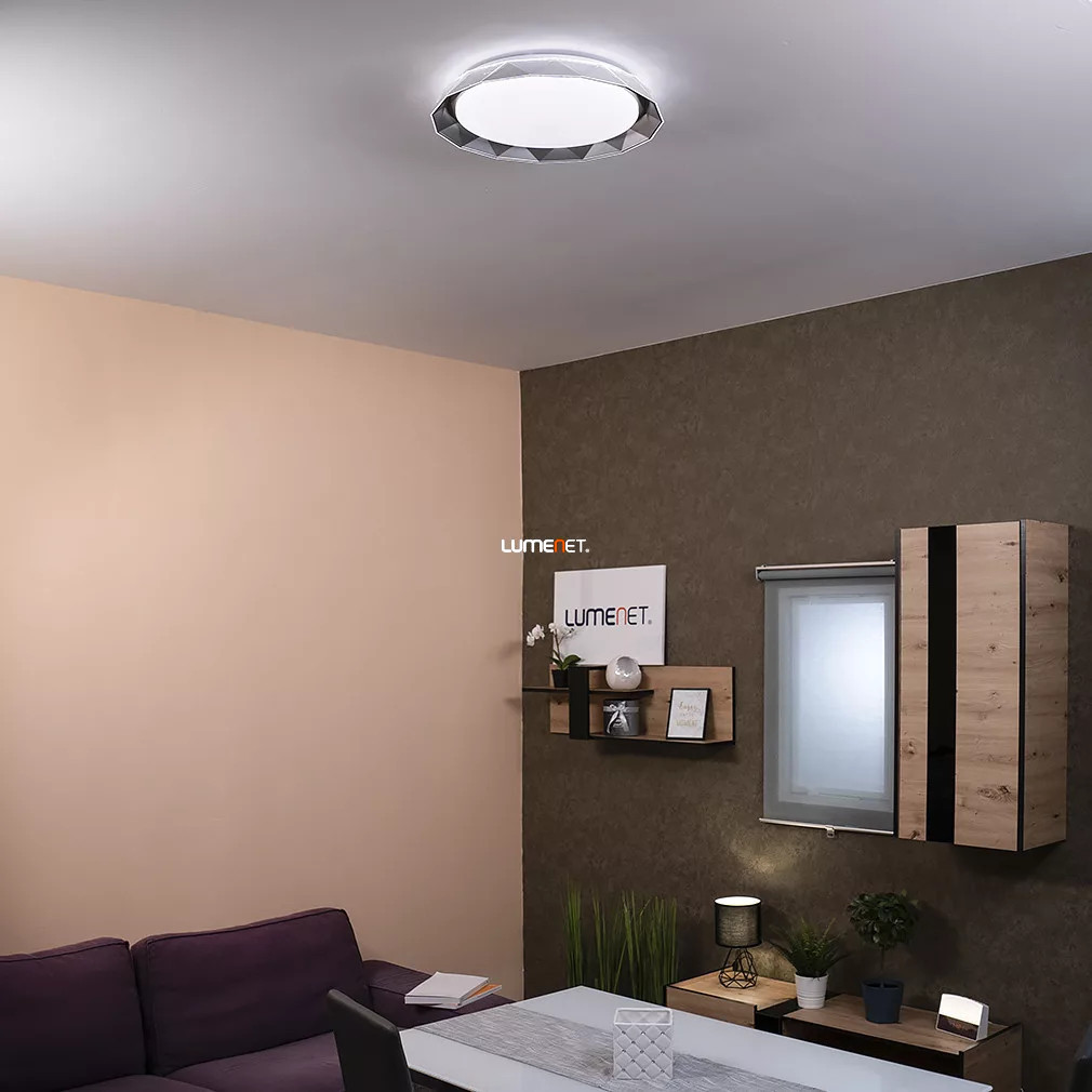 Lampa LED de tavan cu cadru geometric, ambalaj descompus (Arcadia)