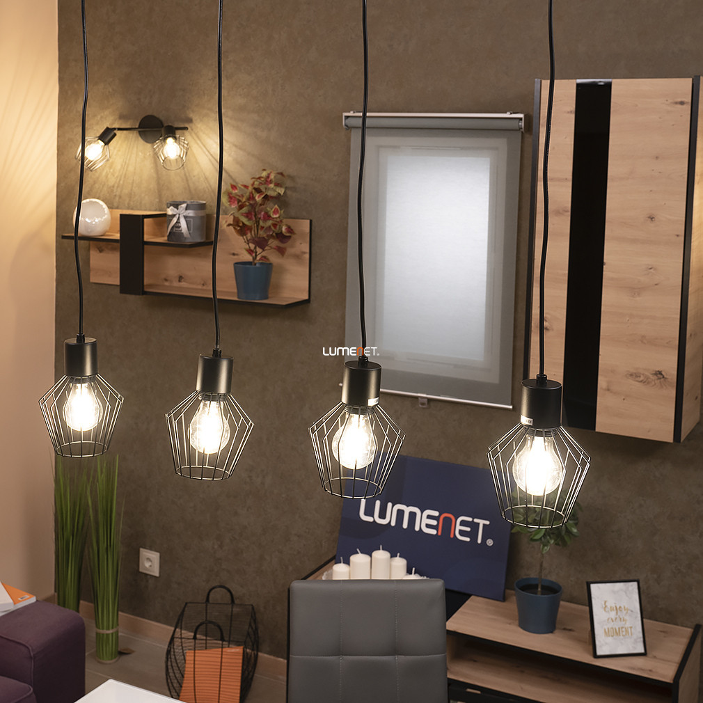 Lampa suspendată cu grilaj și 4 socluri - Belano Rábalux 3540
