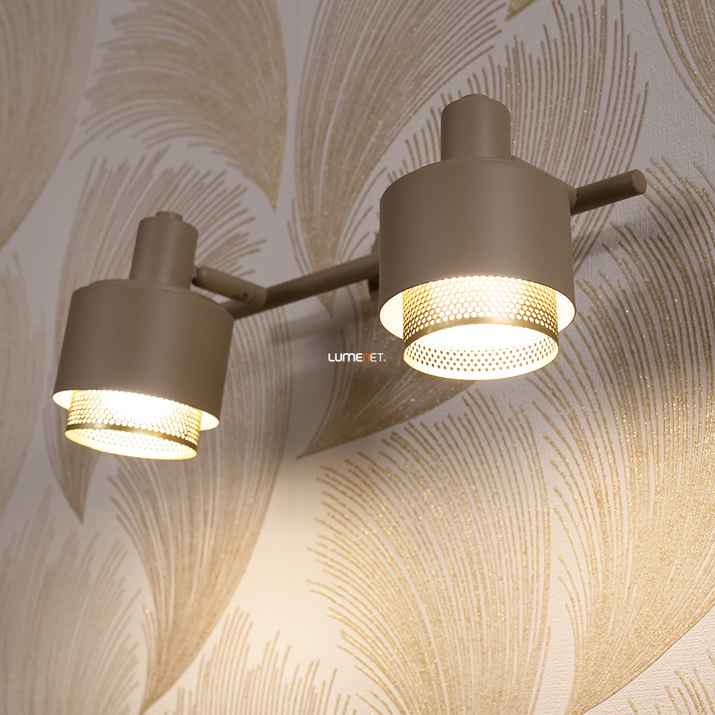 Spot cu abajur interior auriu - Fedora Rábalux 3548