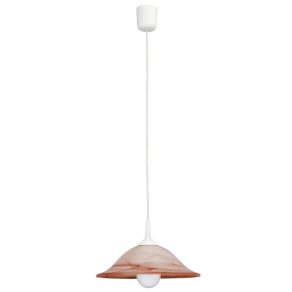   Lampă suspendată din sticlă în nuanță maro - Alabastro Rábalux 3955