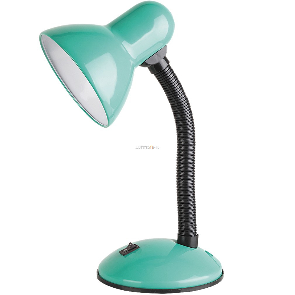 Lampa de masă turcoaz, reglabilă, 34 cm - Dylan Rábalux 4170, cu soclu 1xE27