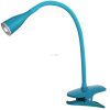 Spot LED albastru, cu clemă, 35 cm - Jeff Rábalux 4195, 3000 K, 330 lm, 4,5 W