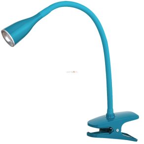   Spot LED albastru, cu clemă, 35 cm - Jeff Rábalux 4195, 3000 K, 330 lm, 4,5 W